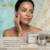 Mon Platin Gold Edition Crema de día antiedad prémium con caviar negro y complejo dorado, ácido hialurónico, vitaminas A, B5 y E, crema hidratante facial antienvejecimiento diaria, 50 ml
