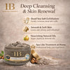 H&B Sorbet Moussant Exfoliant Corporel au Sel de la Mer Morte et Huiles Corporelles – Huile de Coco, Huile d'Argan – Gommage Douche, Gommage Pieds Sans Parabènes – 450gr – Minéraux de la Mer Morte
