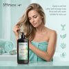 SPApharma Essential Oils Tea Tree Shampoo with Dead Sea Minerals – For Dry & Damaged Hair – 750 ml / 25.3 fl oz