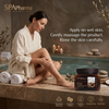 SPApharma Oasis Brazilian Coffee Body Scrub – Coffee Extract & Dead Sea Minerals – For All Skin Types – 500 ml / 16.9 fl oz