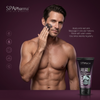 SPApharma Men Facial Scrub Peeling with Purifying Charcoal & Dead Sea Minerals – 150 ml / 5.07 fl oz