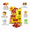 Elite Half & Half Chocolate Snack Mix – Mini Ta'ami & Mini Egozi Bars | Family Size 351g Bag | Kosher Israeli Chocolate | Imported from Israel