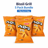 Osem Bissli Grill Israeli Wheat Snack – Crunchy Grill Flavor Snack – Kosher Imported Snack from Israel – 70g Bags, 5 Pack