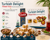Galil Loukoum aux Noix – Loukoum Turc Authentique Fait à la Main d'Istanbul – Vegan, Sans Gluten, Casher & Halal – 450 g