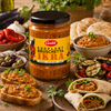 Tartinade Galil d'aubergine Bruschetta Ikra, 540 g (19 oz), sans OGM, sans gluten, végétalien, certifié casher et halal, produit de Bulgarie