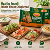 Osem Lachmit Whole Wheat Crispbread Crackers – High Fiber Israeli Crackers – Healthy Crunchy Snack – Product of Israel – 2 Pack 250g