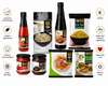 Master Chef Israeli Gourmet Cooking Gift Basket – Soy Sauce, Sweet Chili Sauce, Seasoned Bread Crumbs, Kalamata Olive Spread, Tortilla Wraps, Rice Noodles, Harissa & Soup Croutons – Kosher Gift Set from Israel