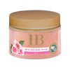 H&B Dead Sea Minerals Rose Exfoliating Body Scrub – Natural Salt Scrub with Essential Oils – Body Exfoliator for Smooth Radiant Skin – 15.87 oz