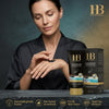 H&B Health & Beauty Hand & Nail Cream with Argan Oil 180ml – Deep Moisturizing Hand Cream for Dry Skin, Soft Hands & Nail Care, Fast Absorbing Formula