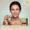 H&B HB Dead Sea Multi-Active Night Cream Anti-Aging Face Moisturizer for Women Hyaluronic Acid Caviar Extract