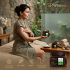 SPApharma Oasis Tea Tree & Mint Body Scrub with Dead Sea Minerals – For All Skin Types – 500 ml / 16.9 fl oz