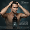 SPApharma Men Shampoo & Body Wash 2-in-1 with Coffee Extract & Dead Sea Minerals – Energizing Hair & Body Cleanser – 1000 ml