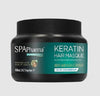 SPApharma Keratin Hair Masque for Dry & Damaged Hair with Rose of Jericho – Deep Nourishing Hair Mask for Smooth, Manageable Hair – 16.7 fl oz (500 ml)