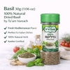 Dried Basil 30g (1.05 oz) – 100% Natural Basil by Ta’am Vareach – Aromatic Mediterranean Herb for Pizza, Pasta & Cooking – Kosher Certified