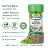 Dried Basil 30g (1.05 oz) – 100% Natural Basil by Ta’am Vareach – Aromatic Mediterranean Herb for Pizza, Pasta & Cooking – Kosher Certified