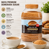 Maya Premium Demerara Sugar – Natural Golden Brown Crystals for Coffee, Tea, Baking & Desserts – Kosher – 1 kg / 35.27 oz