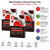 Maya Strawberry Flavored Instant Jelly – Easy Dessert Mix – Kosher – 3 Pack – 90 g / 3.17 oz Each