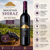 Tabor Mountain Shiraz Dry Red Wine, 750 ml | Premium Israeli Shiraz | Dry Red Wine | Unoaked for Fresh Fruit Character | 14% ABV | Product of Israel