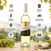 Carmel Excellence Emerald Riesling Chardonnay White Wine, 750 ml | Premium Israeli White Wine | Kosher Wine | Product of Israel | 25.4 fl oz