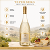 Teperberg Sweet White Moscato Wine, 750 ml | Premium Israeli Sweet White Wine | Kosher Wine | Product of Israel | 25.4 fl oz