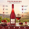 Teperberg Sweet Red Moscato Wine, 750 ml | Premium Israeli Sweet Red Wine | Kosher Wine | Product of Israel | 25.4 fl oz
