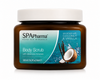 SPApharma Body Spa Coconut & Vanilla Body Scrub – Coconut Oil & Dead Sea Minerals – For All Skin Types – 500 ml / 16.9 fl oz