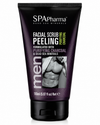 SPApharma Men Facial Scrub Peeling with Purifying Charcoal & Dead Sea Minerals – 150 ml / 5.07 fl oz
