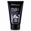 SPApharma Men Facial Gel Cleanser with Purifying Charcoal, Blueberry Extract & Dead Sea Minerals – 150 ml / 5.07 fl oz