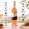 Carmel Excellence Rosé Wine, 750 ml | Premium Israeli Rosé Wine | Kosher Wine | Refreshing & Elegant | Product of Israel | 25.4 fl oz