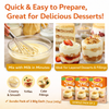Osem Vanilla Pudding Mix – Bundle Pack of 3 Boxes (80g Each) Instant Vanilla Dessert Mix Kosher Badatz Total 240g