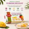 Galil Mango Turkish Delight – Authentic Lokoum Candy Handcrafted in Istanbul – Gluten Free, Vegan, Kosher & Halal – 414g