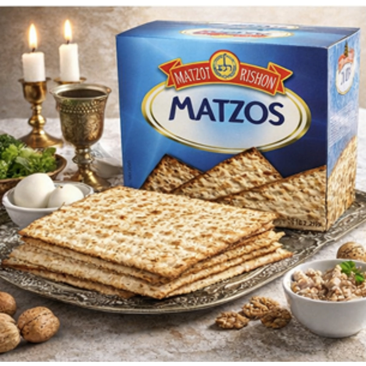 Matzot Rishon Traditional Passover Matzot – Kosher for Passover – Cris ...